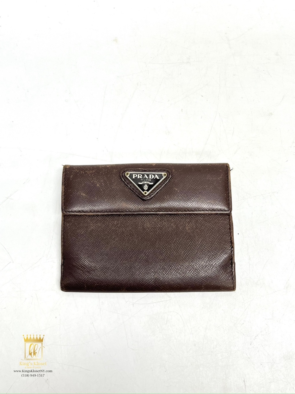 Prada leather bifold Wallet